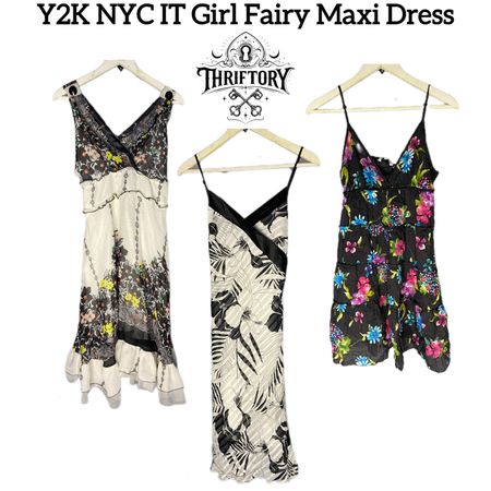 Y2K NYC IT Girl Fairy Maxi Dress TY-162