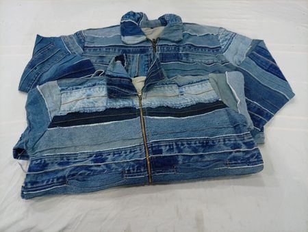 CR11171 Upcycled Levi’s Cropped Jackets