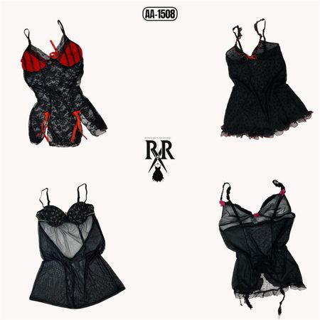 Y2K Gothic handverlesene Unterwäsche Tops (AA-1508)