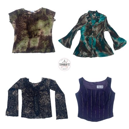 Whimsigoth & Dark Fairycore Tops ( TS-053 )