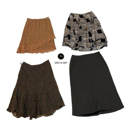 Women’s Poly Skirt – Rare Authentic Y2K Vintage Collection. (GRV-8-067)