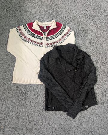 ***Y2K Zip Up Knitwear – Women’s Knit Tops