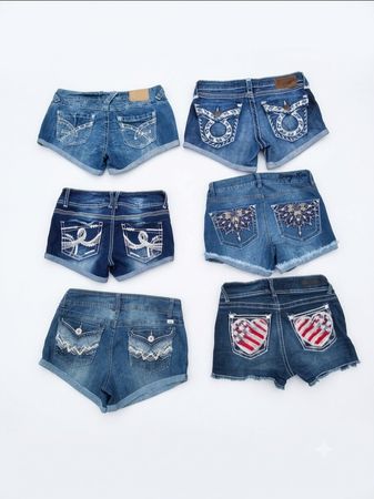 Wholesale Vintage Y2K Denim Shorts Pack(S-37)