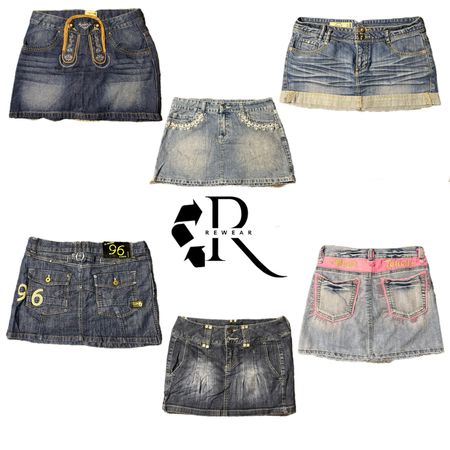 Y2K Denim Mini Skirt