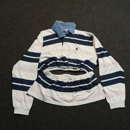 Upcycled Rugby full sleeves Top & Skirts