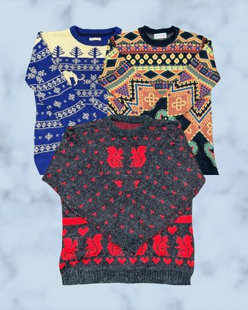 Y2K bunte Pullover (ZKIT-105)