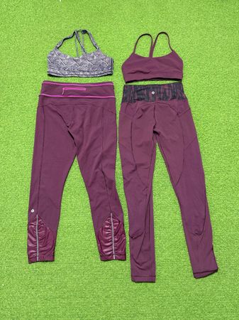 Yv1141 Lululemon Leggings & Sports Bra | Same Size Dot