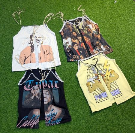 8054 - Upcycled Cami Tops in