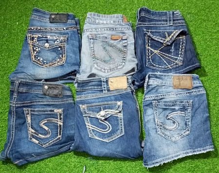 SHORTS MINI MICRO ARGENT FEMME ( C 374)
