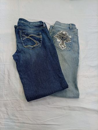 CR12511 Y2K Flare Jeans