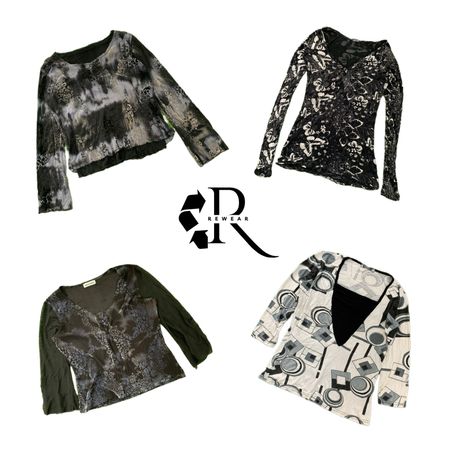 Y2K Unique Girl Printed Full Sleeve Tops RE-2551