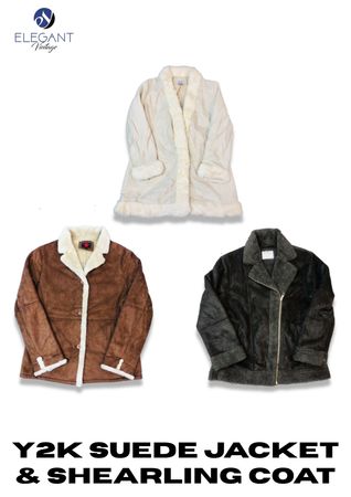 Y2K Suede Jackets & Shearling Coats - EV2285
