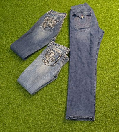 7972 - Miss Me, True Religion Flare Jeans