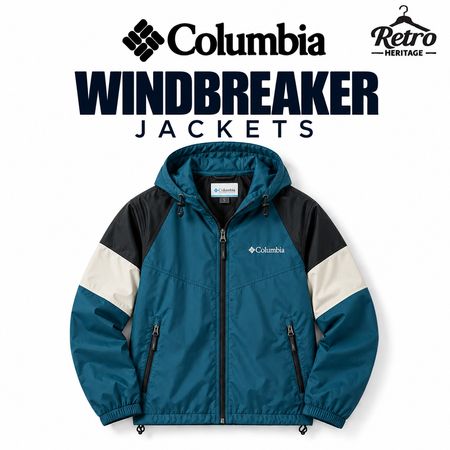 Columbia Windbreaker Jackets - S039