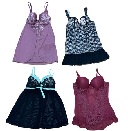 Y2K Baby doll Nighties 10 pcs At 1363