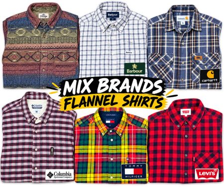 Chemises en flanelle de marque Mix