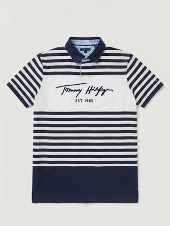 PREM BRAND TOMMY HILGLIFER T SHIRT POLO 👕 MIXED