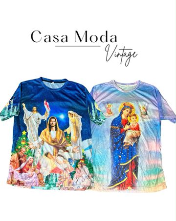 240726-4 vintage printed Sports T-shirts 10 pcs