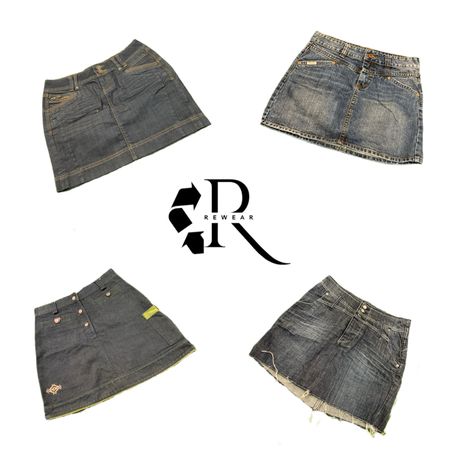 Y2K NYC IT Girl Denim Mini Skirt RW-2336