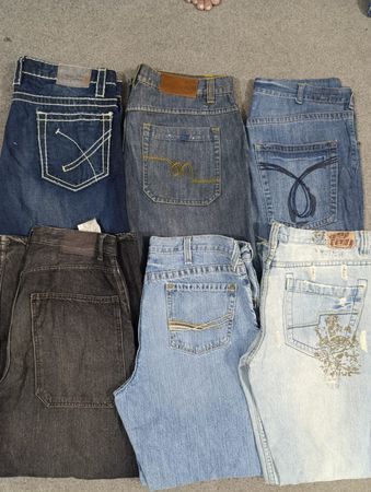 HD1545 Herren Baggy Hiphop Jeans