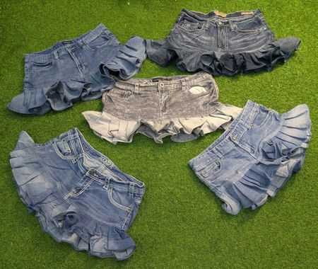 7954 - Gonne in Denim Mini Riciclate