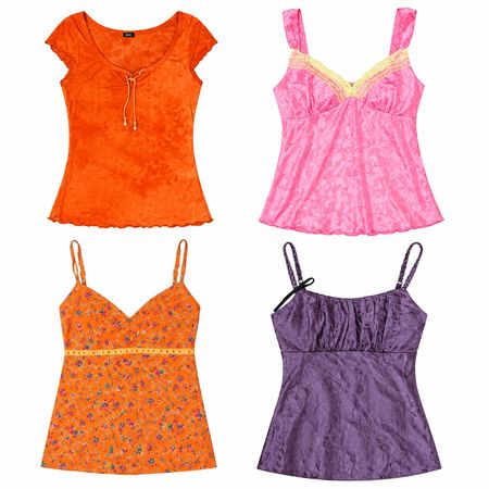 y2k Tropical Tops 10pcs pv 24