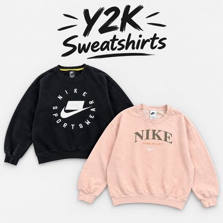 Y2K sweatshirts crop  style