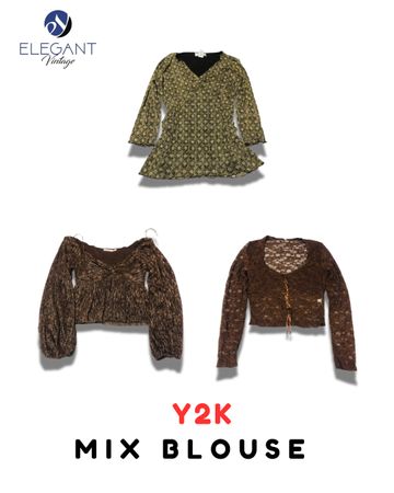 Y2K Mix Blouse - EVM2107