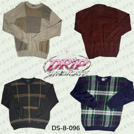Simple Check Sweater – Classic & Stylish Everyday Wear (DS-8-096)