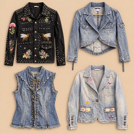 Y2K Statement Denim Jacket Bundle