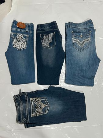 Jeans Embroidered y2k 10