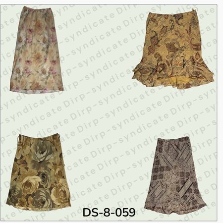 Y2K Poly Maxi Rock – Retro Low-Rise Langer Rock | 2000er Ästhetik Streetwear (DS-8-059)
