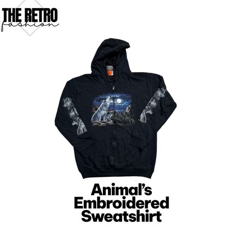 Animal Embroidery Sweatshirts.      #326