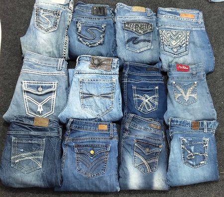 Y2K Embroidery jeans womens