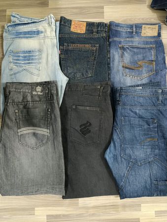 HD1583 Men Oversized Baggy Hiphop Jeans