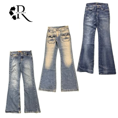 Y2K Cyber Girl Era Denim Jeans RW-2544