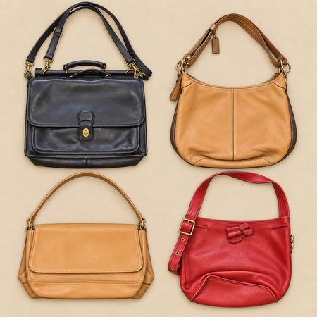 Y2k Classic Coach Leather Bags