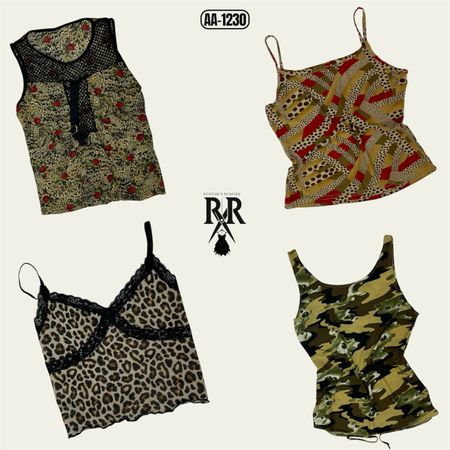 Y2K Animal Print Mix Tops (AA-1230)