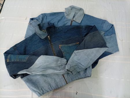 CR10545 Upcycled Levi’s Cropped Jackets