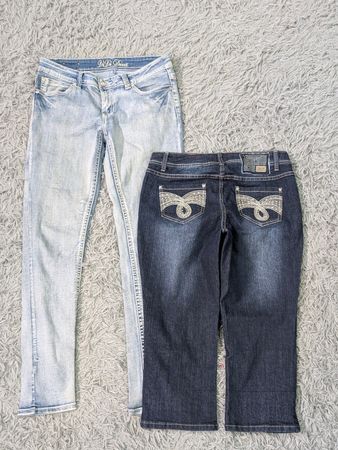 ***Y2K Skinny & Capri Jeans – Retro 2000er Stil