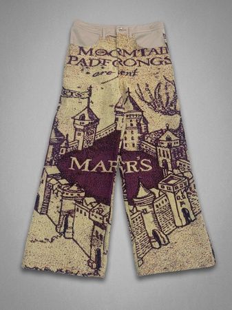 Upcycle Tapestry Baggy Style Jeans (Dv-10-34)