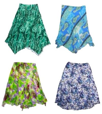 Y2K Aquatic Island Skirts