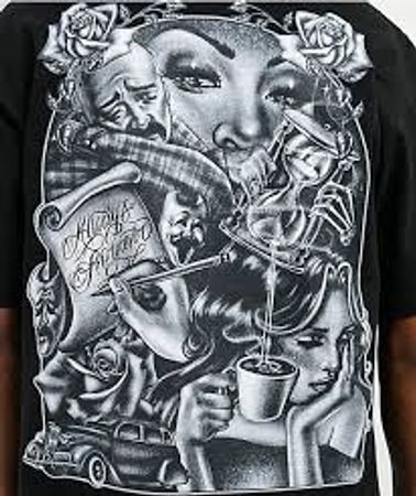 T-shirts graphiques mixtes