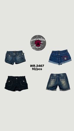 Shorts en denim mini Y2K WR-2466