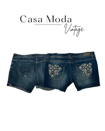 250826-23 Denim micro shorts 15 pcs