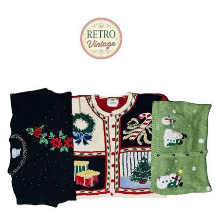 Stile maglione vintage e unico di Natale |E|