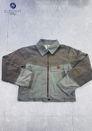 Veste en patchwork Carhartt upcyclée - EVR0644