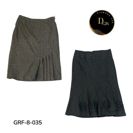 Y2K Assorted wool  Skirts | Vintage 2000s Women’s Skirt Bundle | Wholesale. (GRF-8-035)