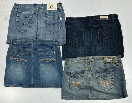 Y2K Denim Mini  Skirts (1442)