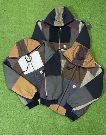 Upcycle Carhartt hoodie jacket